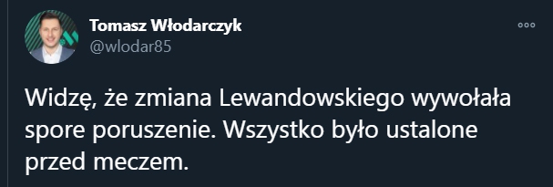 DLATEGO Jerzy Brzęczek zmienił w przerwie Lewego!